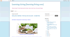 Desktop Screenshot of learning-living.com